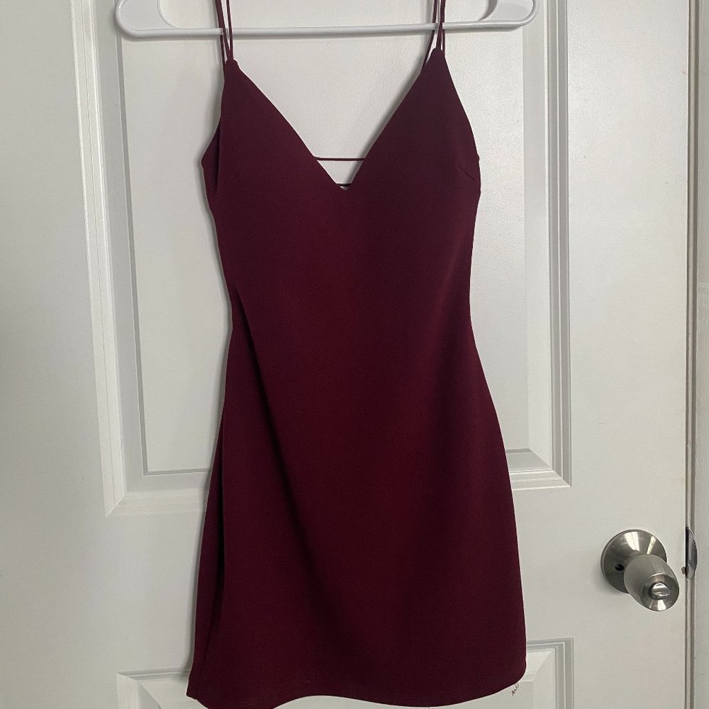 Maroon dress